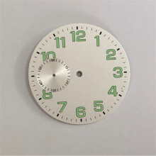(B) 9 o'clock Small Seconds 41mm Watch Spare Dial for ETA 6497/ST3600 Movement