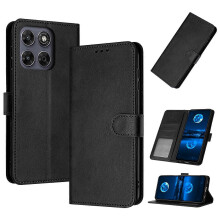 (black) Flip Case for Motorola Edge 70 Pro PU Leather Wallet Cover Multi Card Slots Magnetic Closure Kickstand