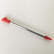 (Red) 1PCS Stylus Touch Pointer Metal Extendable Pen for Nintendo New 3DS XL/LL