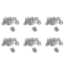 300 Set Bottle Opener Insert,Stainless Steel Round DIY Bottle Opener Hardware Kit Hardware Parts Supply with Screws