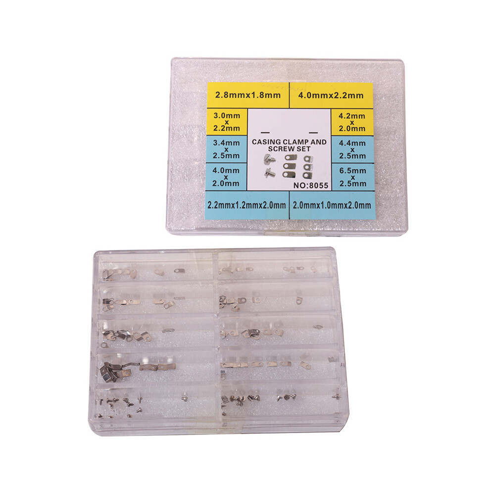 Box Of Screws & Clamps For Eta 2836, 2834, 2846 Movement Repair Tool Parts 413590795964