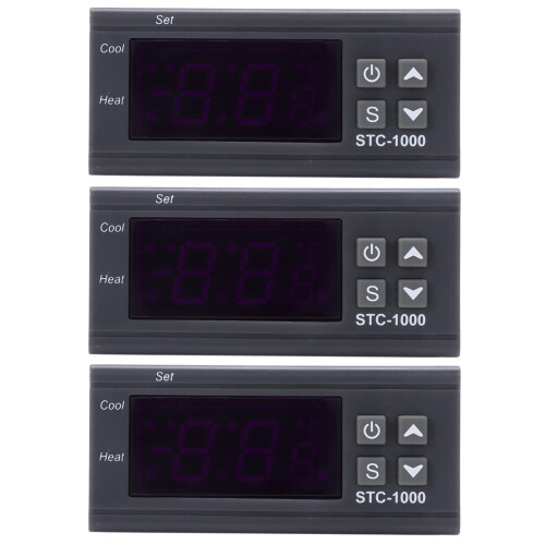 4X 220V Digital STC-1000 Temperature Controller Thermostat Regulator+Sensor Probe
