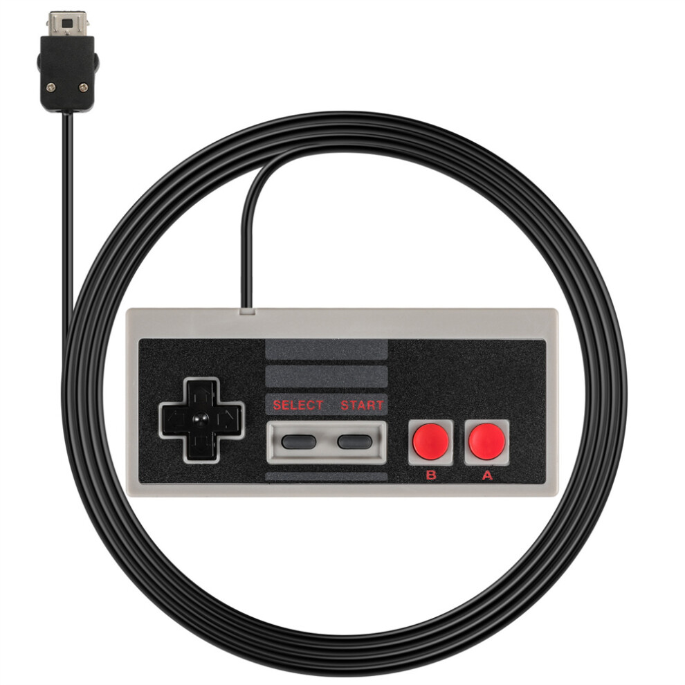 (3M Console Gamepad) Wired Controller For Nintendo Nes Game Vintage Console Gamepad Premiumwire 413590760924
