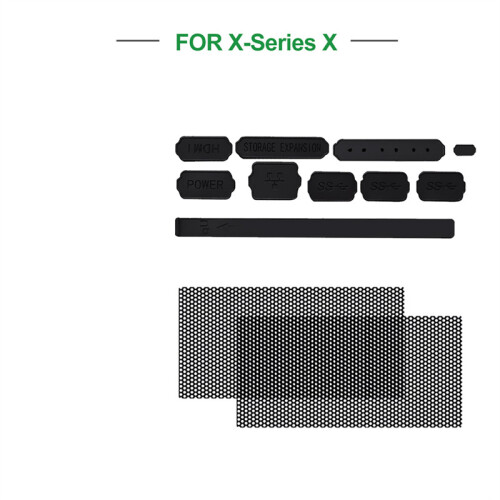 Xbox Series X Console Dust Filter & PVC Dust Plug Kit - Game Console Protection