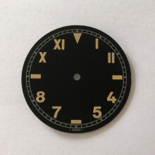 (D) 39mm Luminous Dial Watch Repair Parts for ETA 6497/6498 Manual Movement