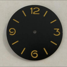 (B) 39mm Luminous Dial Watch Repair Parts for ETA 6497/6498 Manual Movement