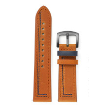(Yellow brown Blue line) Chevron Strap for Huawei & Samsung Watch5