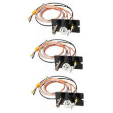 3X Conjunto Piloto de Lareira um Gás Propano e Natural Inclui Tubo Piloto, Termopar e Fio de Ignição Usado para Lareiras