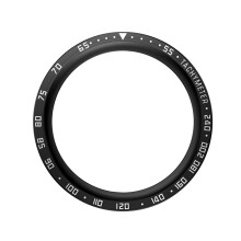 (Black Circle White) Bezel Ring Case Cover for Samsung Galaxy Watch5 Pro Smartwatch Protector