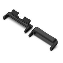(Black) 16MM Smartwatch Strap Connector Adapter For Huawei Band 8 Stainless Steel