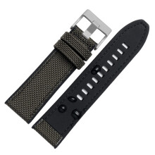 (Green, 28MM) 24/26/28mm Strap for Diesel CHIEFE DZ4500/DZ4506 - Nylon & Silicone Watchband