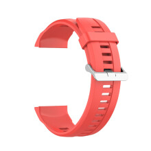(Red) Sport Watch Band Wrist Strap Replaceable For Huawei Gt Cyber + Screwdriver
