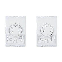 2X MT01 220VAC Room Mechanical Thermostat Air Conditioner Fan Coil Thermostat Temperature Controller Warm