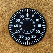 (No Second Hand) 38.9mm Luminous Dial for ETA 6497/ST3600 Movement - Watch Repair & Replacement Parts