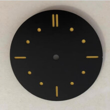 (A) 39mm Luminous Dial Watch Repair Parts for ETA 6497/6498 Manual Movement