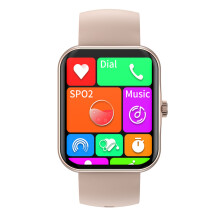 (Gold) Bluetooth-Compatible Talking Watch for Android & iOS - Fitness, Sports, Waterproof