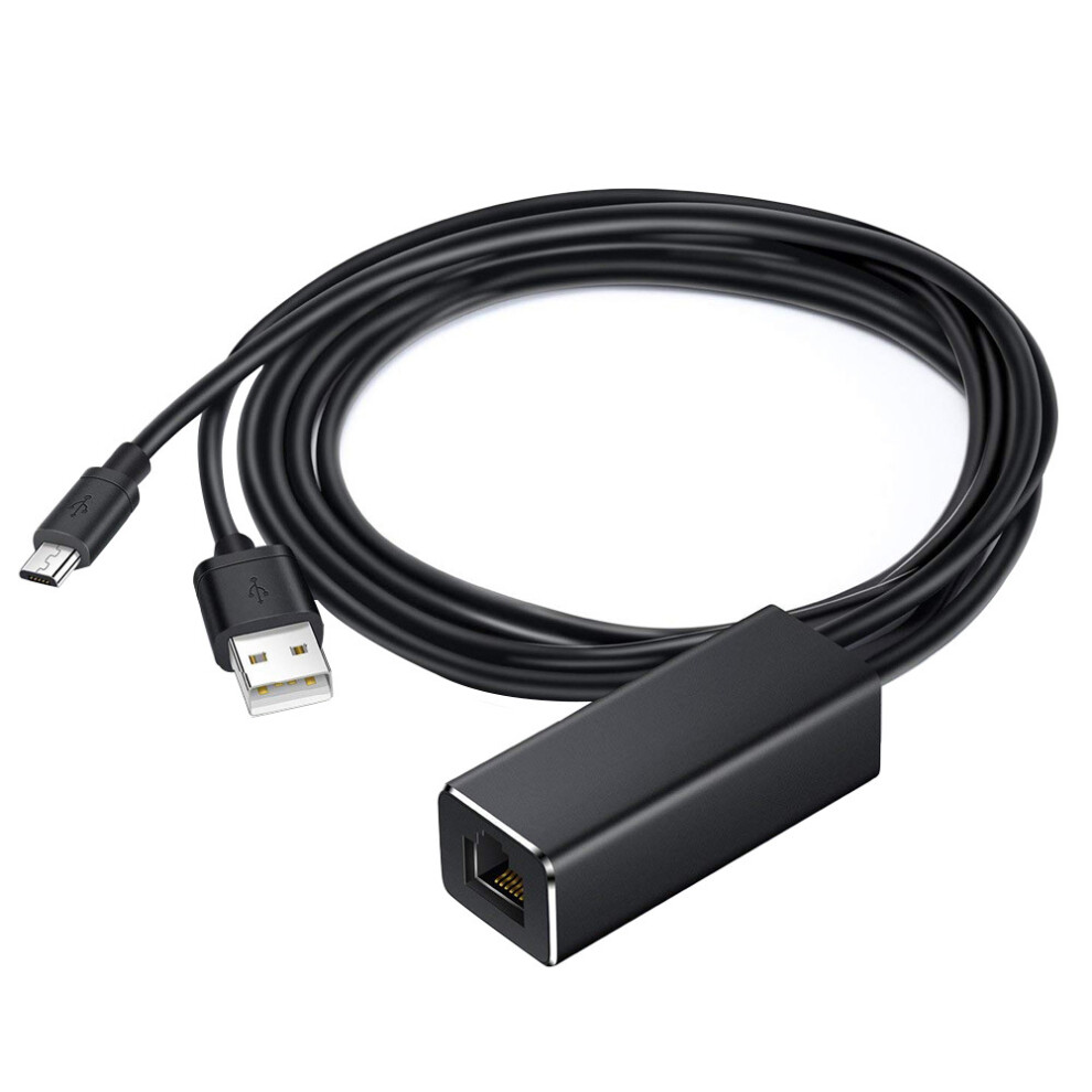 Micro Usb 2.0 To 10/100 Mbps Rj45 Ethernet Lan Network Card Adapter Dongle For Fire Tv 413590856528