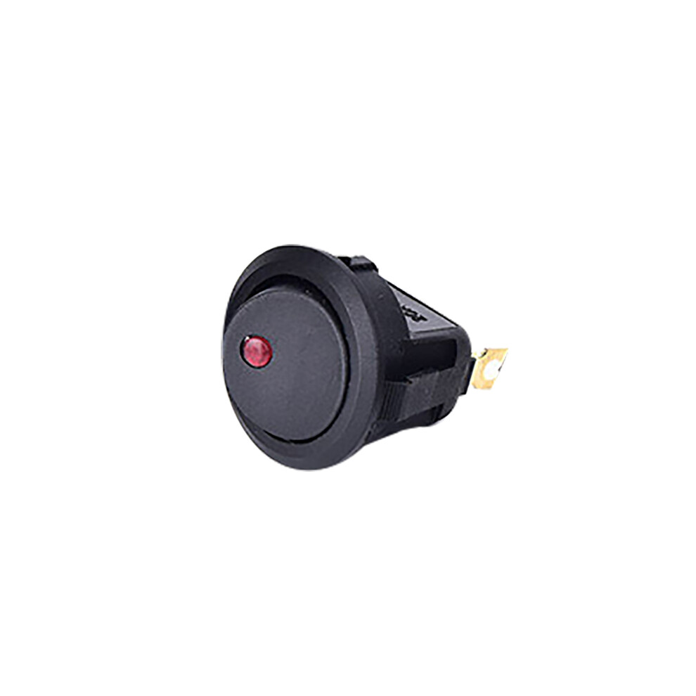 () 20Pcs 12V Round Rocker Led Dot Toggle Switch Spst On/Off For Car Auto Boat Red/Light 413590850960