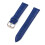 (Light blue, 22mm) Bamboo Pattern Waterproof Leather Strap With Interchangeable Straps 1