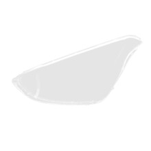 Car Headlight Cover Light Lens Shell Lampcover Lampshade Headlamp Mask for I10 2014-2017 Left