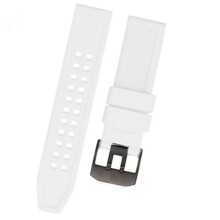 (White Black Buckle) Silicone Watch Straps for Luminox 23mm Military 3080 3050 Watchband Men Women