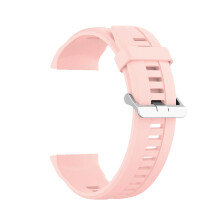 (Pink) Sport Watch Band Wrist Strap Replaceable For Huawei Gt Cyber + Screwdriver