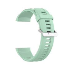 (Grey-green) Sport Watch Band Wrist Strap Replaceable For Huawei Gt Cyber + Screwdriver