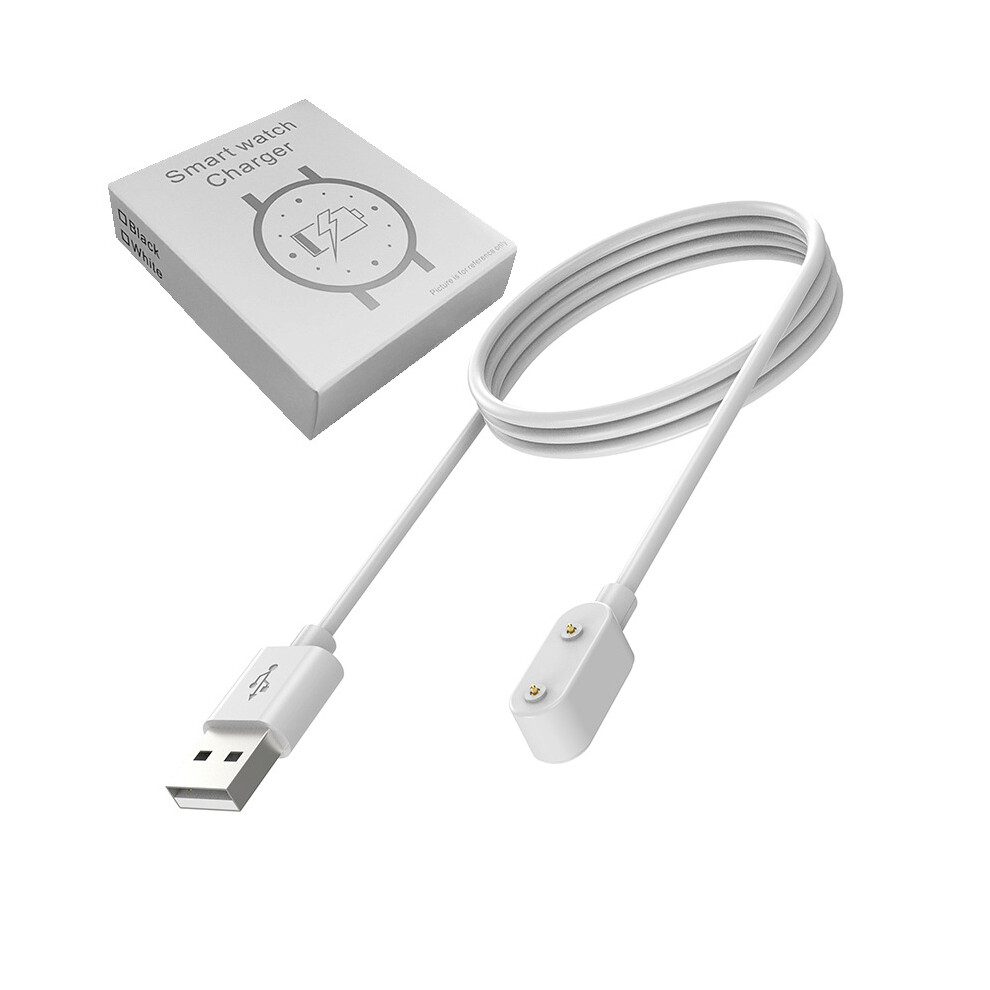 (Charging Cable ) Magnetic Charging Cable 100Cm For Honor & Haylou Usb Smart Watch Charger White 413590840404