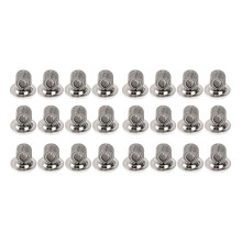 24 Piezas de Clips de Acero Inoxidable para LáPices con Soporte de Clip Ajustable con Resorte Autoadhesivo