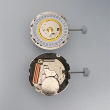 (Date at 6) Ronda 705 3-Hand Quartz Watch Movement with Date at 3/6, Replacement Watch Parts