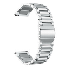 (41mm silver) Adjustable Stainless Steel Solid Wrist Band Strap For Samsung Galaxy Watch 3 41/45mm