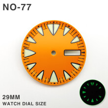(NO-77) Green Luminous Dial 29mm Movement Repair Replacement Parts For NH36/4R36