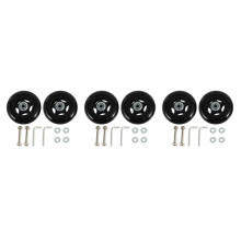 6 Set Luggage Suitcase Replacement Wheels OD 80mm