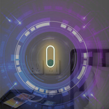 (Pink) HX01 Night Light Ultrasonic Insect Repellent Plug-In, Wall-Mounted for Mosquitoes & Cockroaches