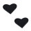 (Brown) 2PCS Leather PU Heart Bookmarks for Books 8