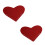 (Brown) 2PCS Leather PU Heart Bookmarks for Books 9