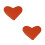 (Brown) 2PCS Leather PU Heart Bookmarks for Books 10