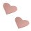 (Brown) 2PCS Leather PU Heart Bookmarks for Books 11