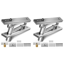2X Door Pivot Hinges Heavy Duty Hinges for Max 200 Lb Wood Doors ,Pivot Hinges for Hidden Door Bookcase,Secret Door
