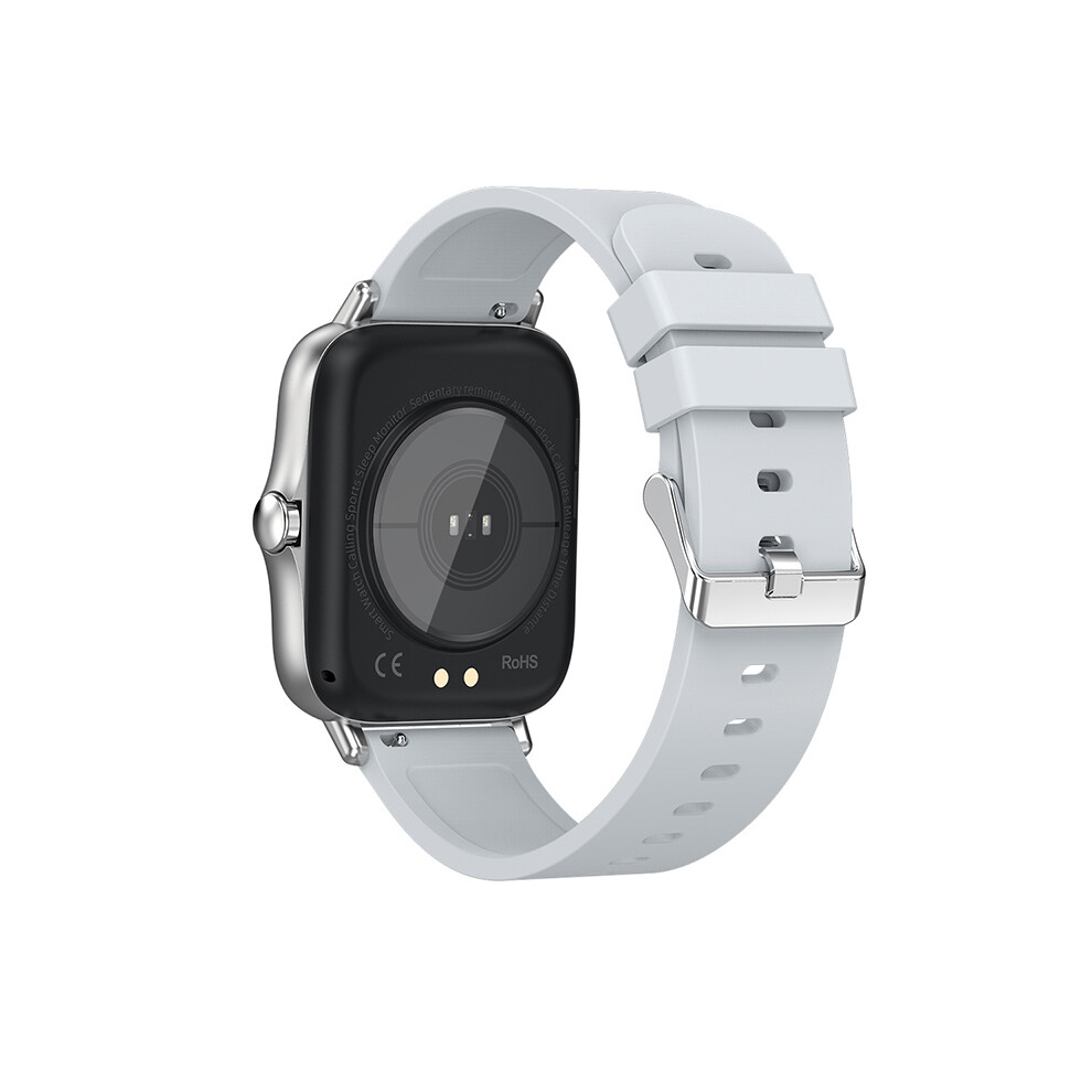 (Gray) Smart Watch Activity Tracker Heart Rate Blood Pressure Monitor Bluetooth Smartwatch Gray 413590860624
