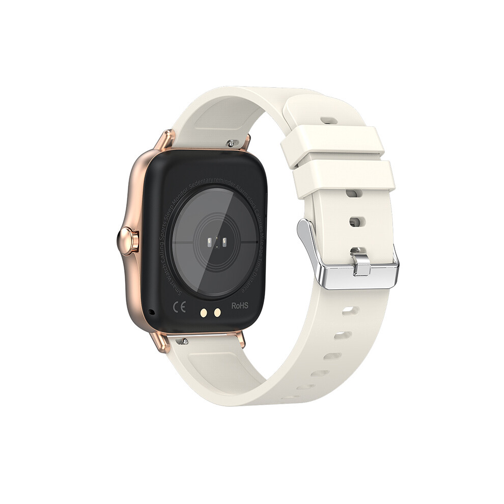 (Golden) Smart Watch Activity Tracker Heart Rate Blood Pressure Monitor Bluetooth Smartwatch Golden 413590860617