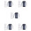 5X Universal Ceiling Fan Lamp Remote Control Kit AC 110V Timing Setting  Adjuste Wind Speed Transmitter Receiver 1