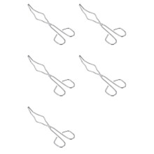 5X Crucible Tongs Melting Dish Stainless Plier Holder Handle for Melting Pouring Casting Chemical Instruments 23cm