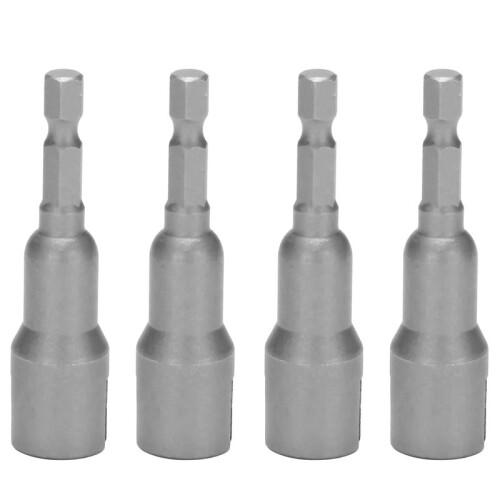 4Pcs Power Wing Nut Driver Set,Slot Wing Nuts Drill Bit Socket Wrenches Tools Set,1/4inch Hex Shank Drills Bits
