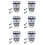 12 Pack Quality Microphone Hang  Clip for Mobile Two-Way Radios TAP-9073B 1