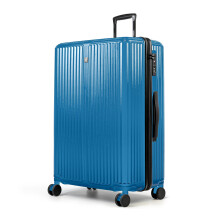 LUGG AirGlide 28in Hard Shell Lightweight Suitcase Polycarbonate Travel Luggage, TSA Lock, Spinner Wheels 76x51x31.5cm, Teal