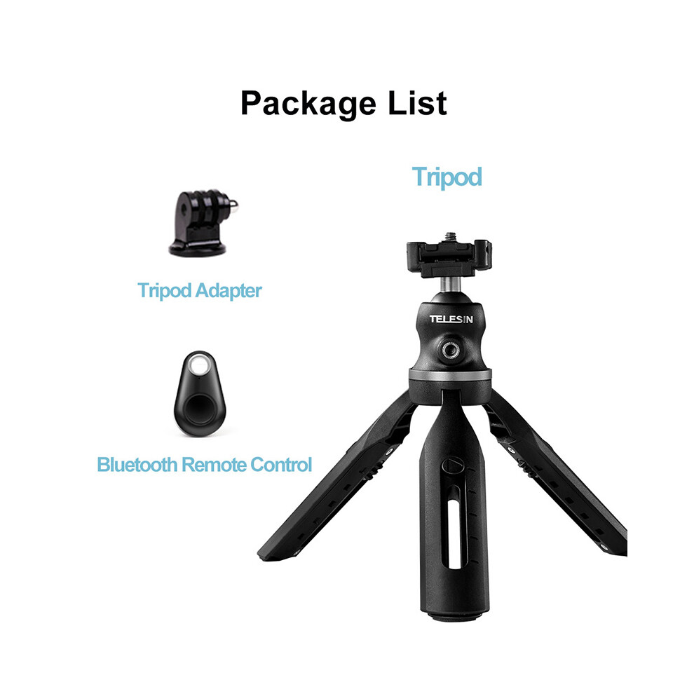 (Package A) Portable Extendable Tripod Selfie Stick With Bluetooth Remote & Fill For Action Camera Iphone Android Dslr Light 413590851448