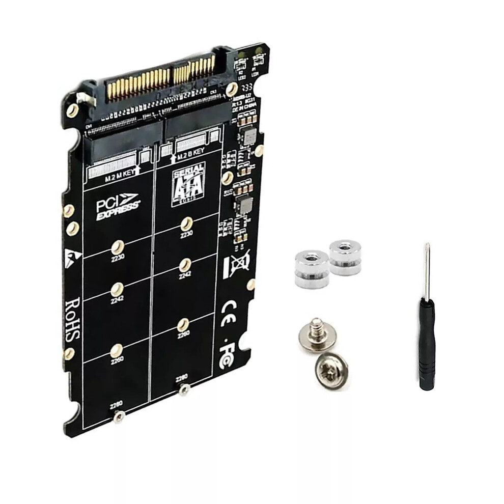 M.2 Nvme Ssd (Key M) & Ngff Sata Ssd (Key B) To U.2 Sff-8639 Adapter Module 1Pc 413590865018