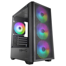 Gaming Behuizing - MARS GAMING - MC-VECTOR - Micro-ATX/Mini-ITX - 4x ARGB ventilatoren 120 mm - Zijpaneel van gehard glas