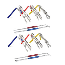 2X Gereedschapsset voor Installatie van Hydraulische Cilinderstangafdichtingen, Gereedschap voor Reparatie van Hydraulische Cilinderafdichting,